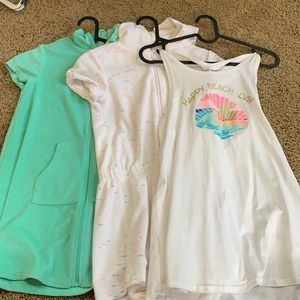 girls large cover ups